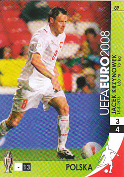 Jacek Krzynowek Poland Panini Euro 2008 Card Game #89